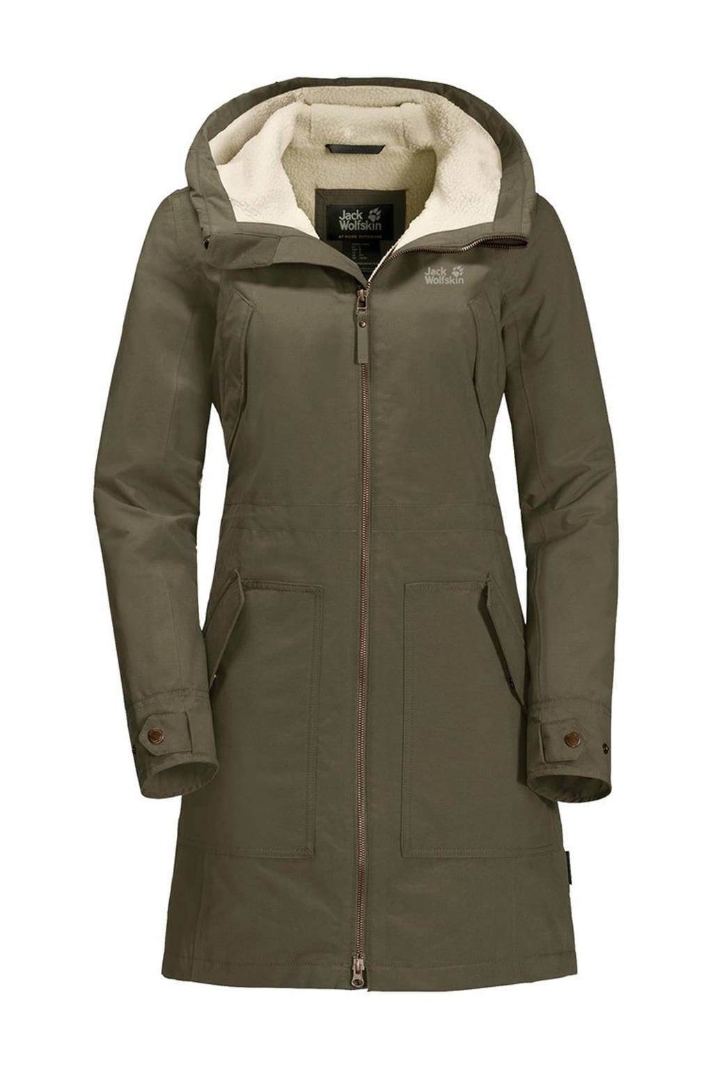 Jack Wolfskin parka Rocky Point grijs, Grijs