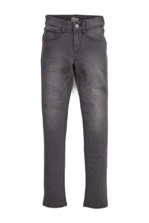 slim fit jeans grijs stonewashed