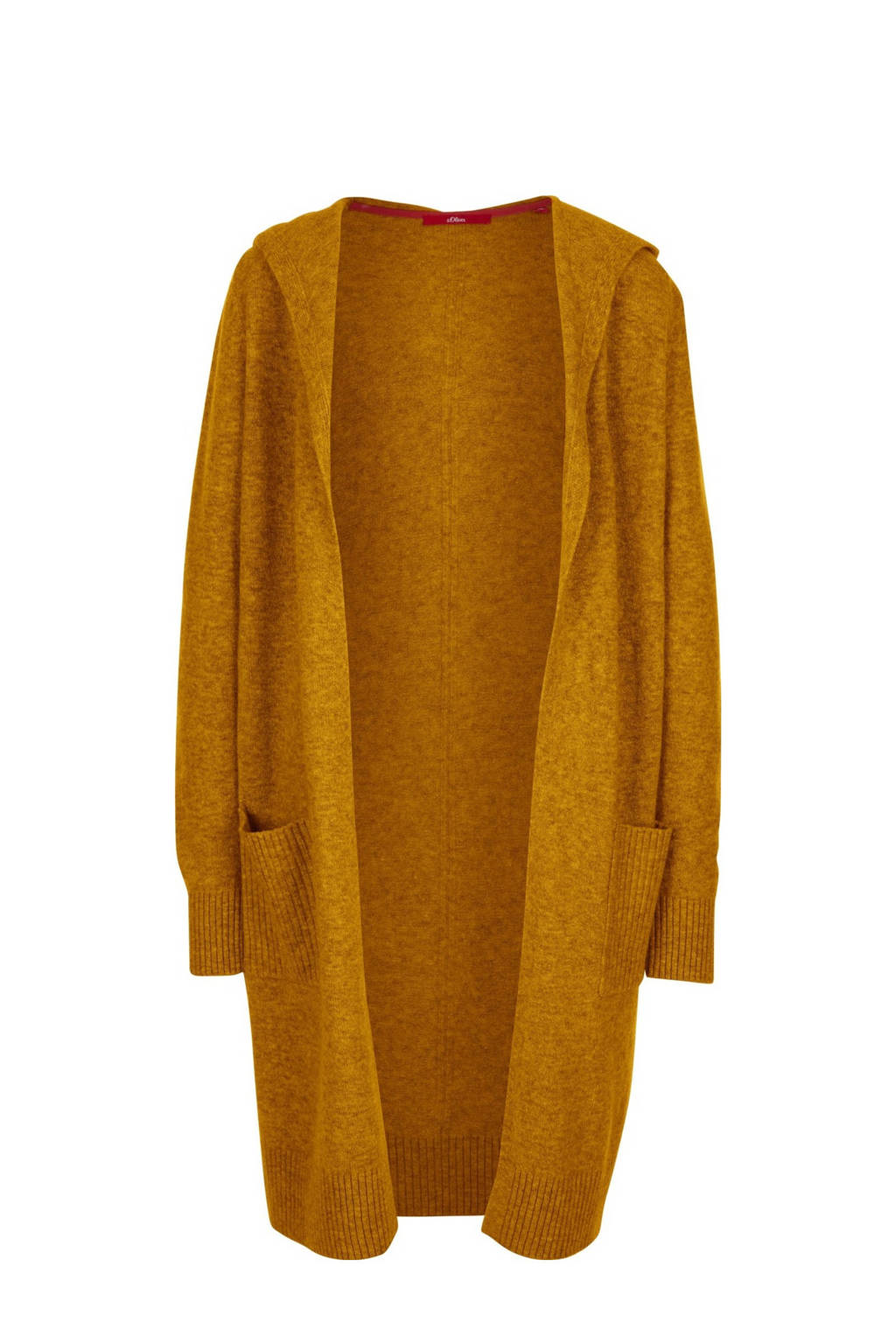 s.Oliver vest met wol oker, Oker