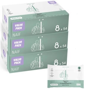 Wehkamp NAÏF 24 stuks - plasticvrije billendoekjes voordeelverpakking aanbieding