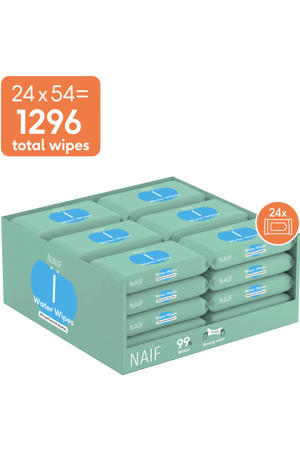 24 stuks - plasticvrije water billendoekjes