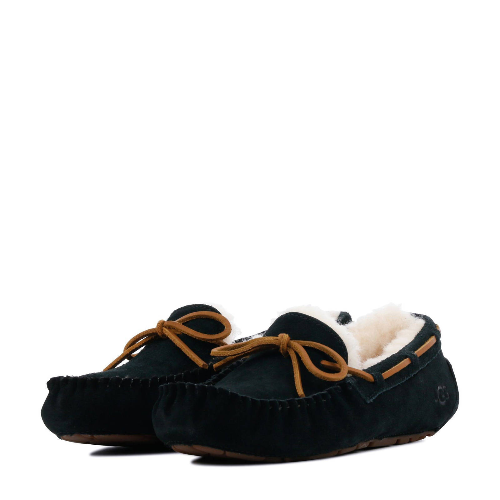 UGG Dakota suède pantoffels zwart | wehkamp