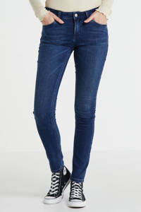 anytime midrise skinny fit jeans blauw, Blauw
