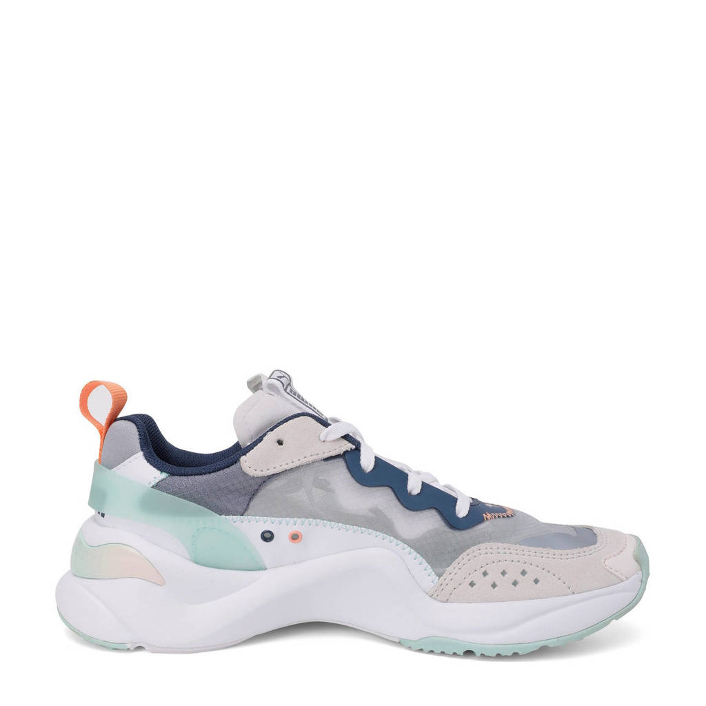 Puma Rise sneakers wit/lichtgroen/lichtgrijs, wit/mintgroen/lichtgrijs