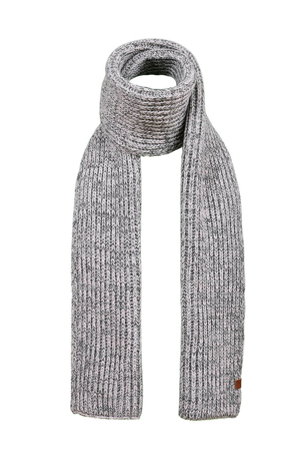 Bickley + Mitchell sjaal grijs melange, Grijs melange