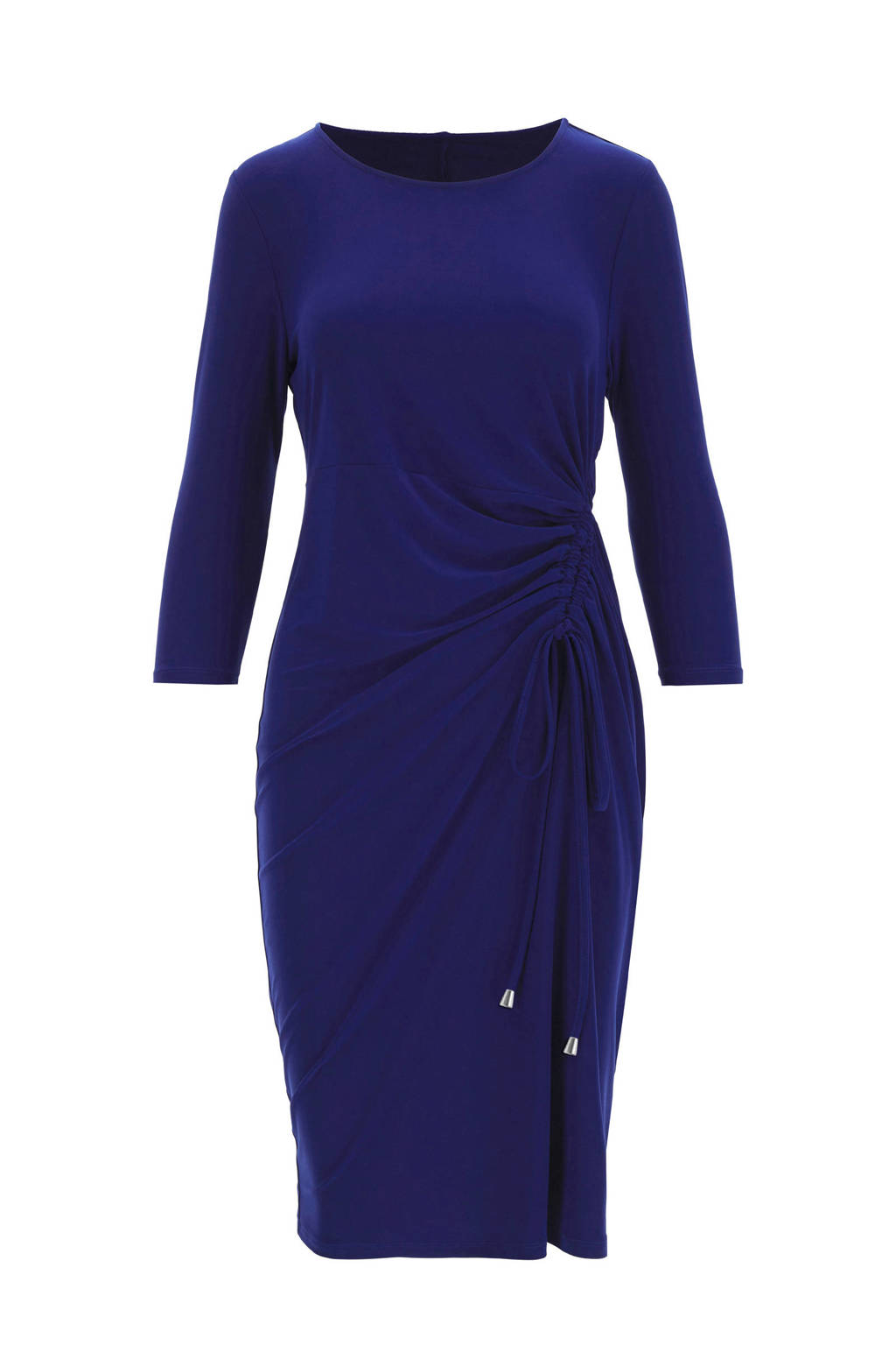 JD Williams jurk met ruches donkerblauw, Donkerblauw
