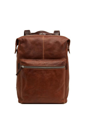  15.6 15,6 inch leren business rugzak Renee Rudy bruin