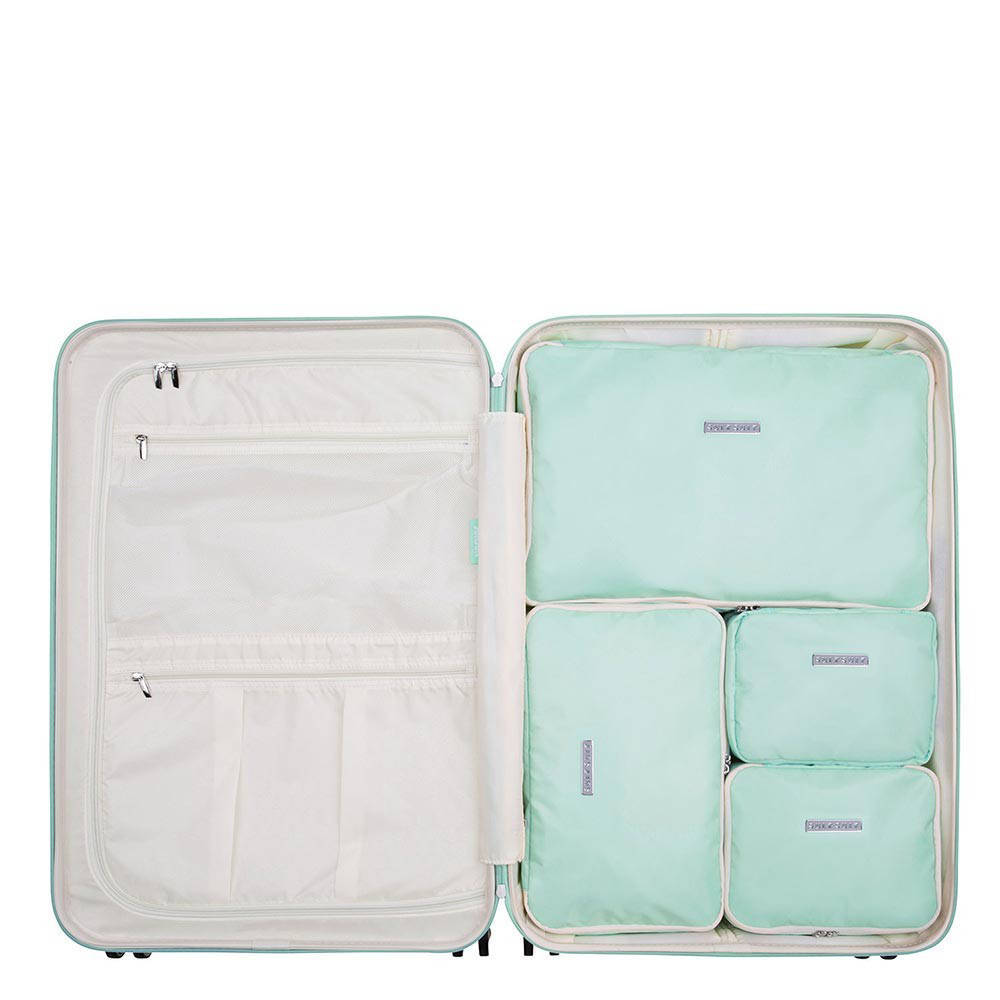 Suitsuit packing cubes Fabulous Fifties 76 cm. mintgroen