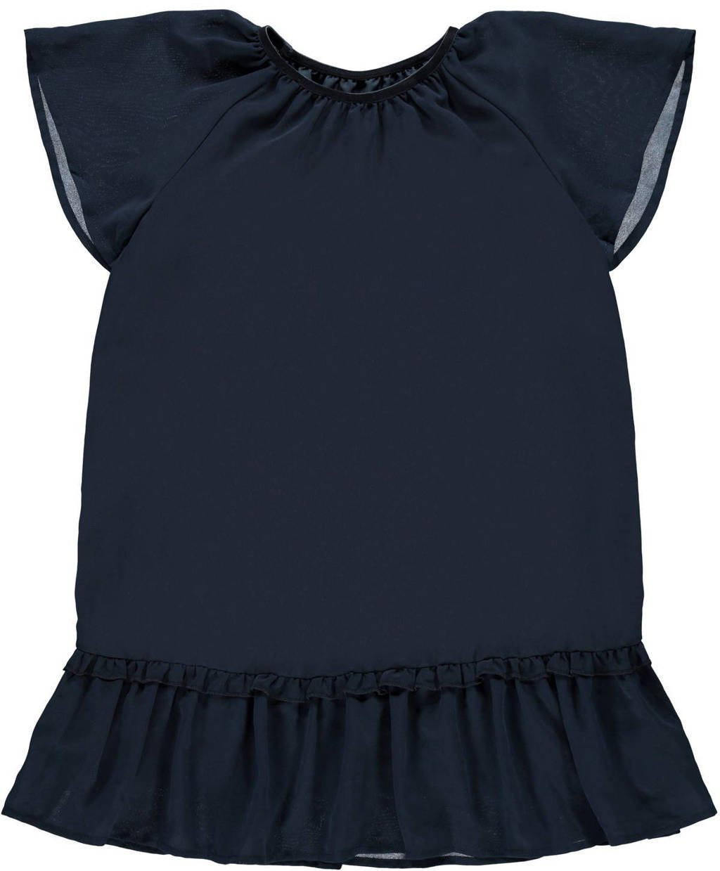 NAME IT KIDS jurk Ritaka van gerecycled polyester donkerblauw, Donkerblauw