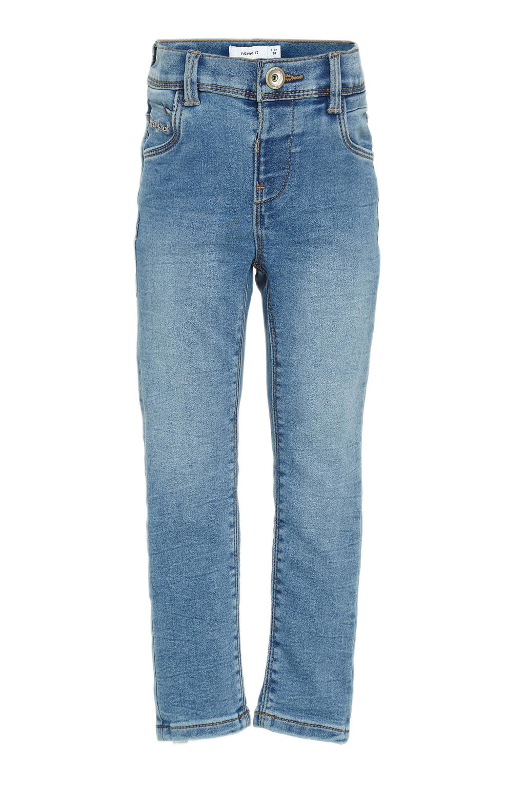 NAME IT MINI skinny jeans NMFPOLLY lichtblauw