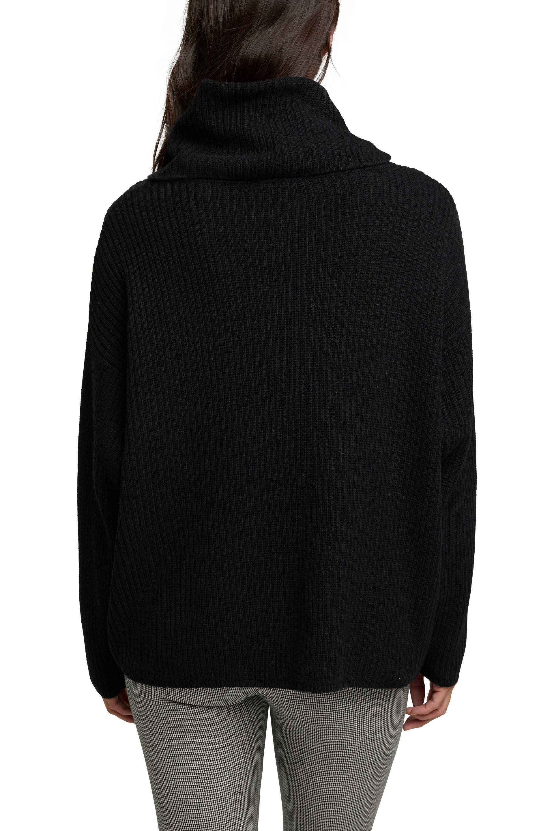 ESPRIT Women Casual trui met rolkraag en kasjmier zwart ESPRIT Women Casual trui met rolkraag en kasjmier zwart