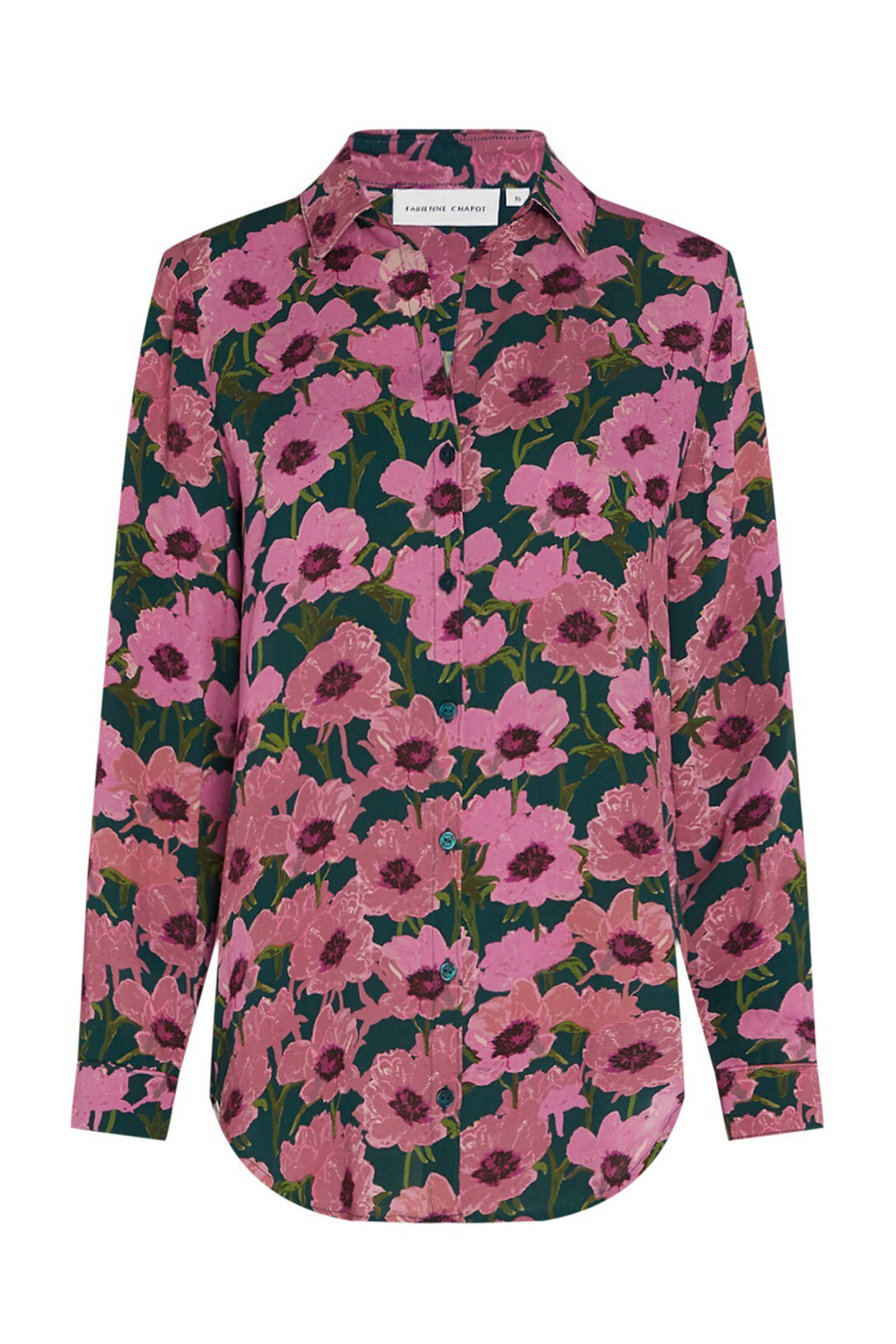 Fabienne Chapot gebloemde blouse Lily roze/ groen online kopen