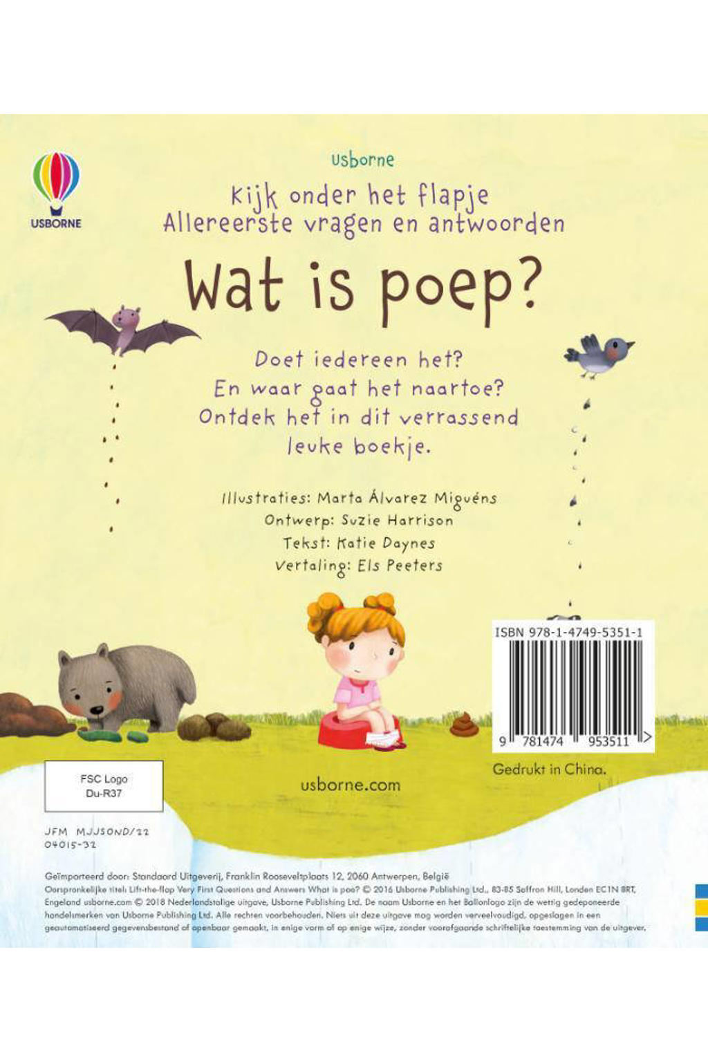 Kijk onder het flapje - Allereerste vragen en antwoorden: Wat is poep ...