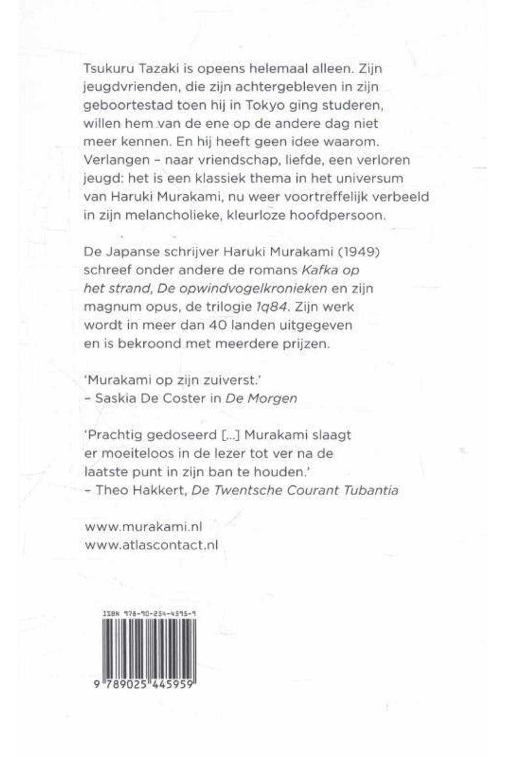 Haruki Murakami De kleurloze Tsukuru Tazaki en zijn pelgrimsjaren wehkamp