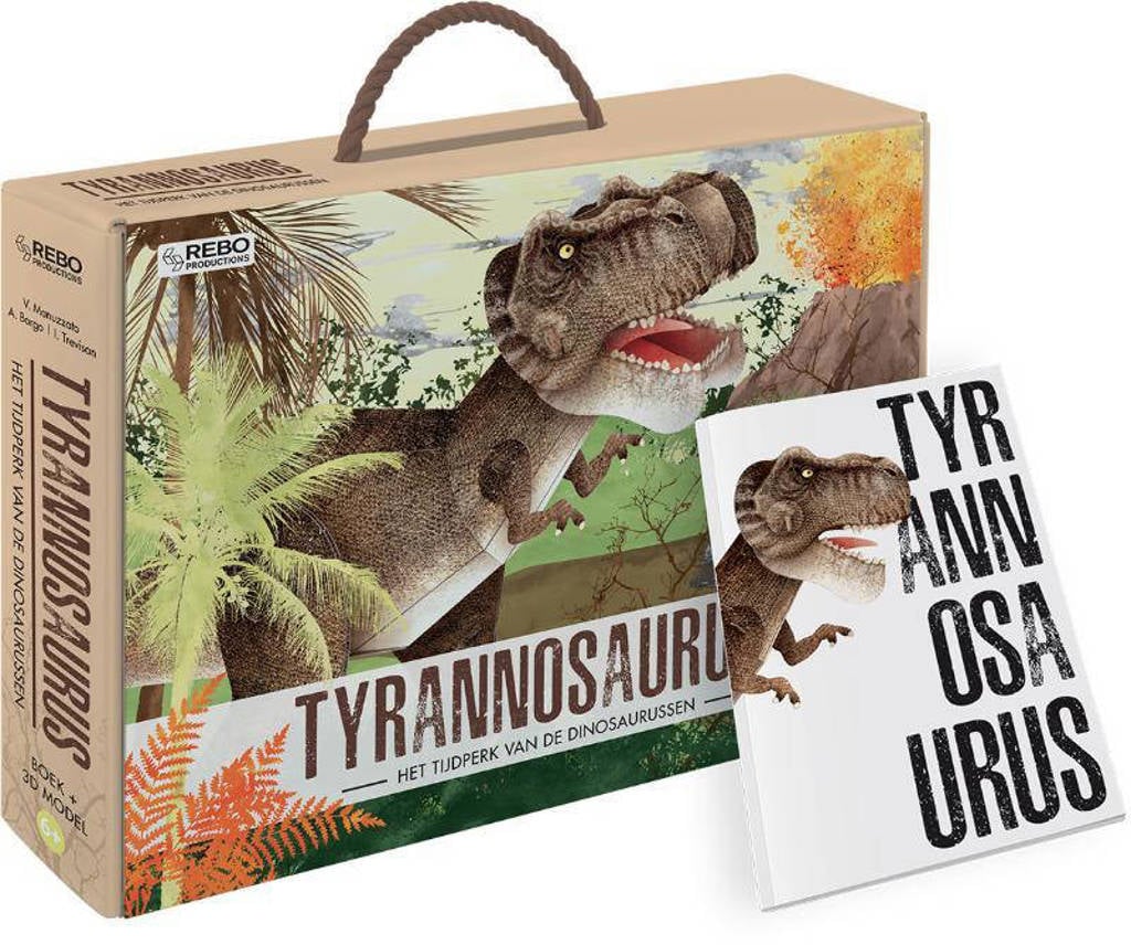 3D model: Tyrannosaurus - Boek en 3D model - I. Trevisan