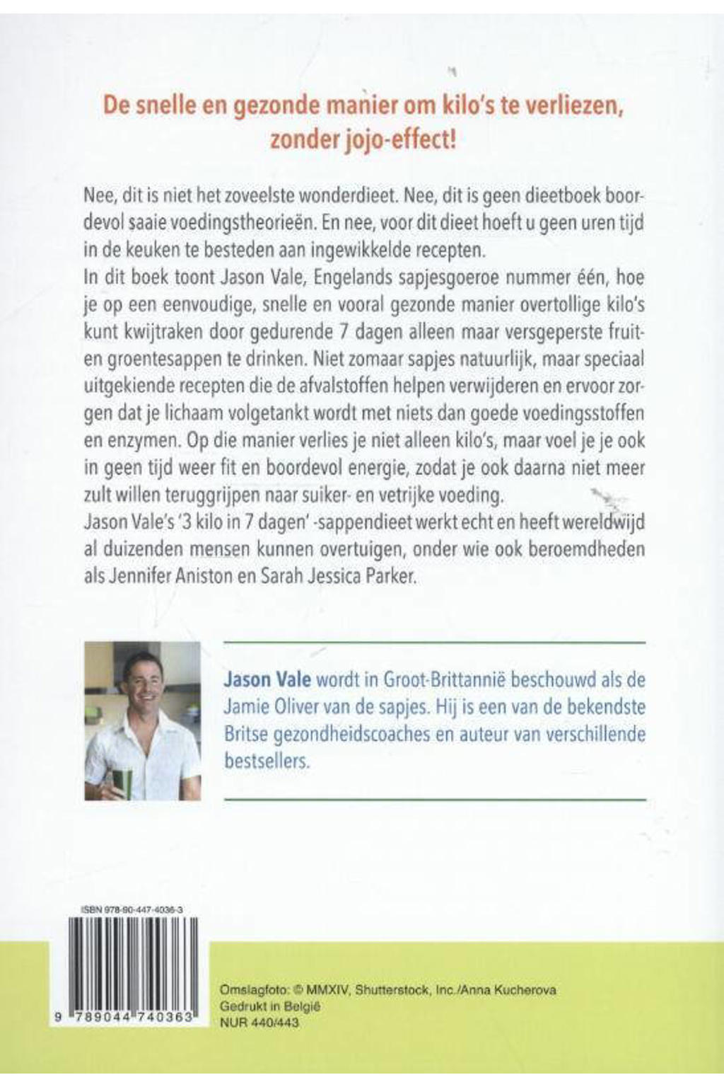 Jason Vale Het super sappendieet wehkamp