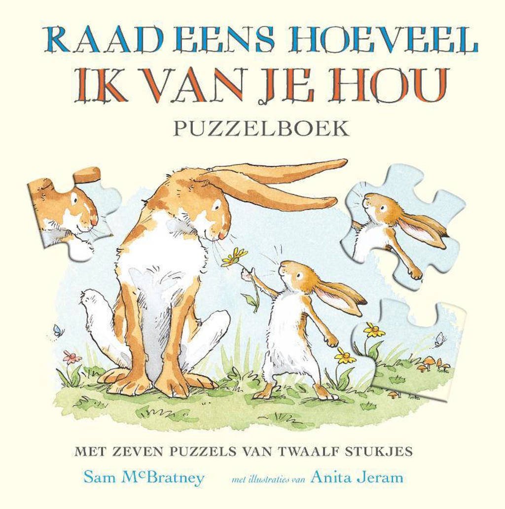 Puzzelboek Raad eens hoeveel ik van je hou - Sam McBratney