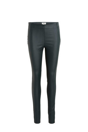coated legging OBJBELLE donkergroen