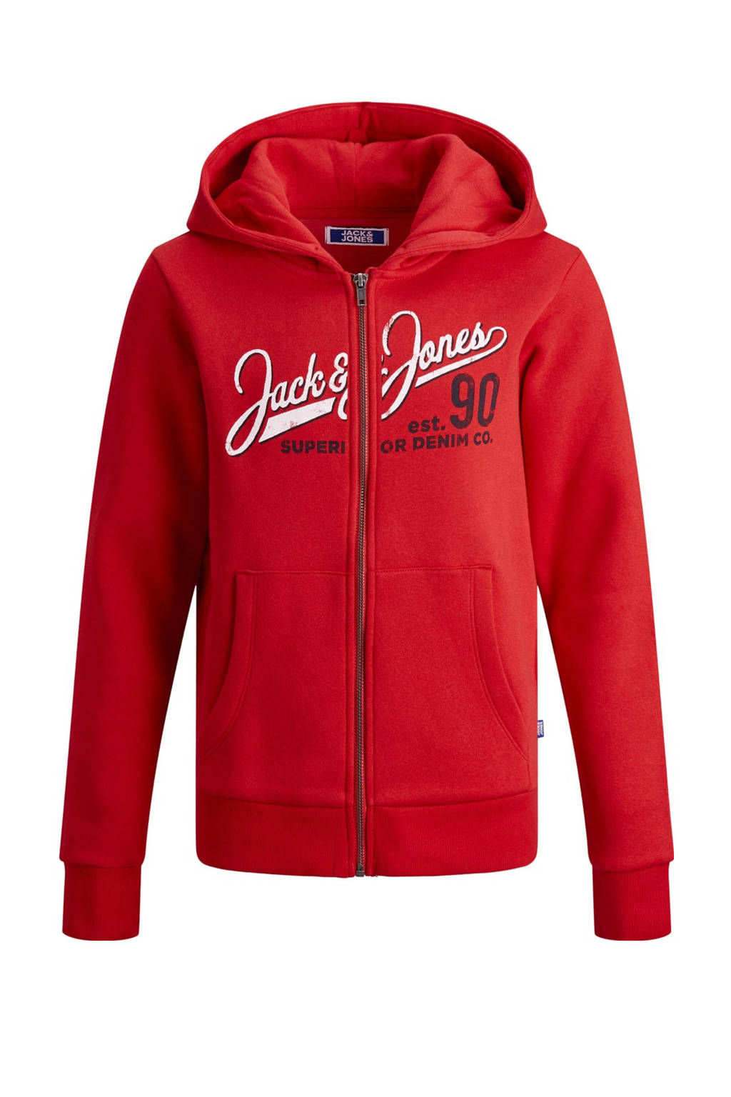 JACK & JONES JUNIOR vest met logo rood, Rood