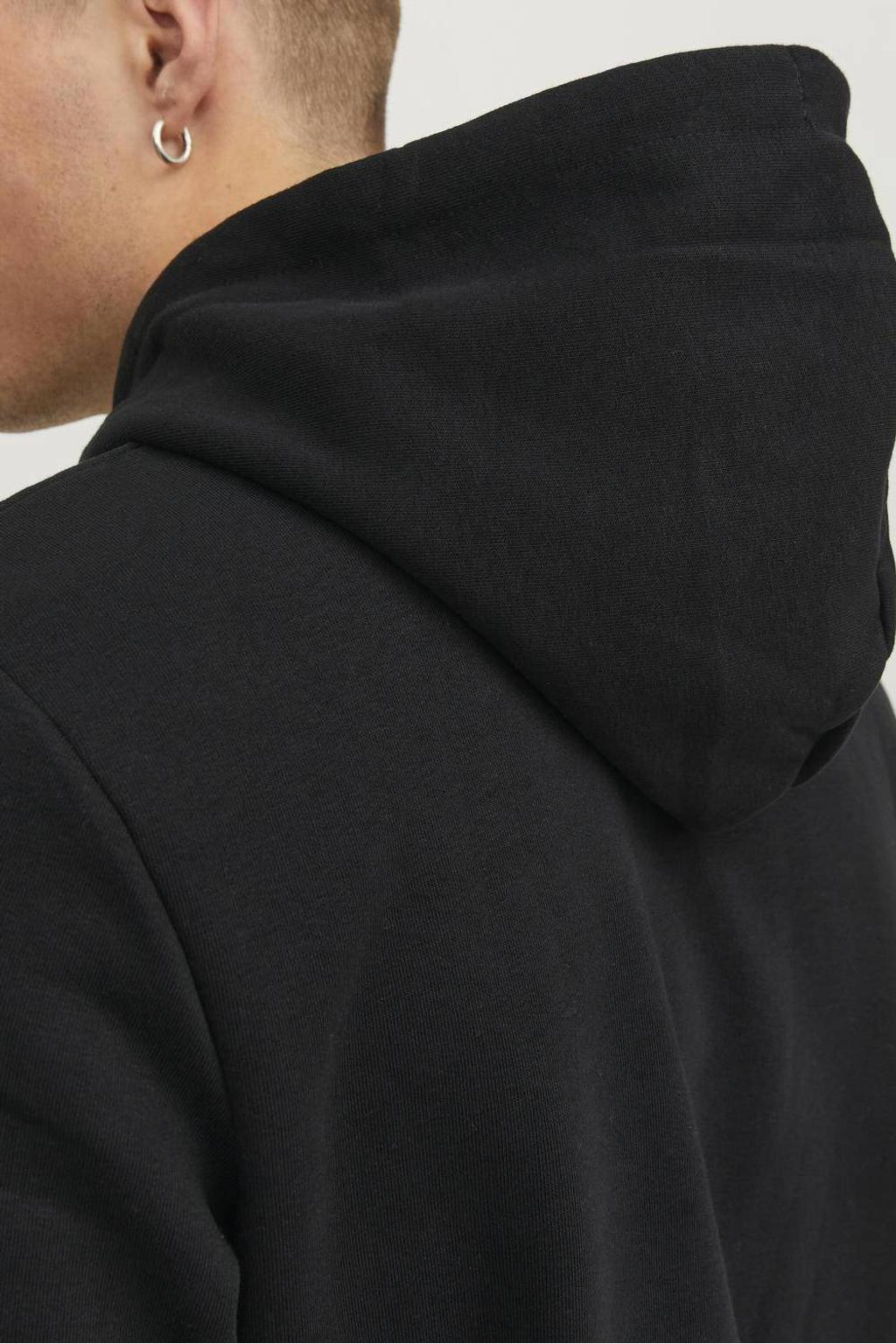 JACK & JONES ESSENTIALS hoodie zwart