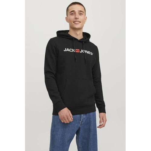 JACK & JONES ESSENTIALS hoodie JJECORP met logo zwart afbeelding