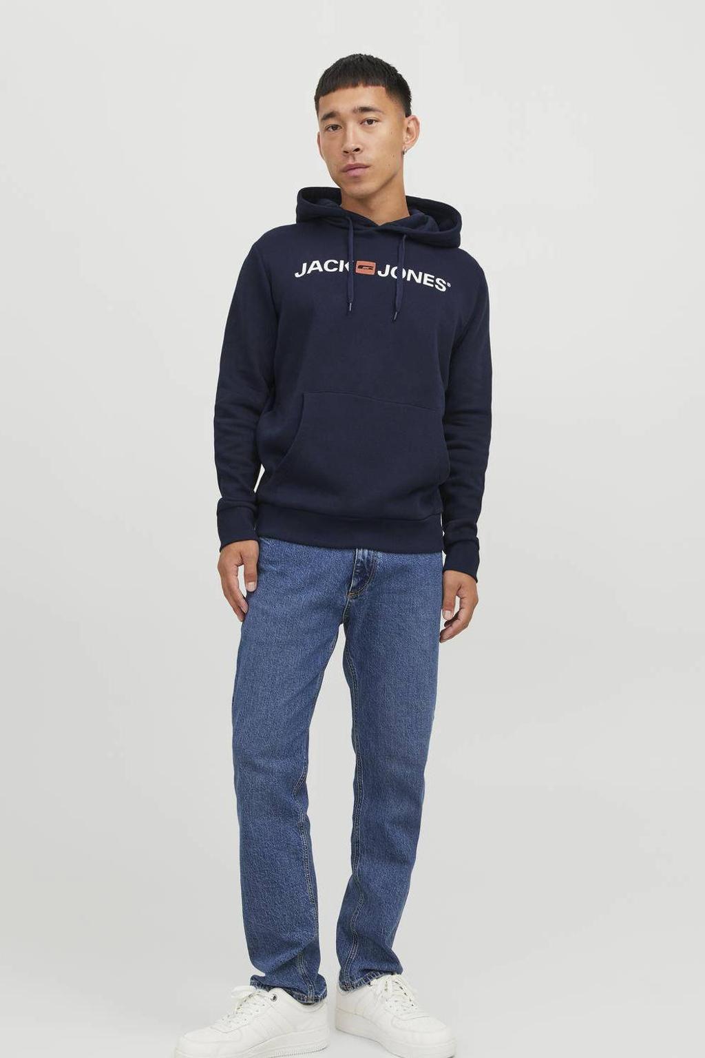 JACK & JONES ESSENTIALS hoodie donkerblauw