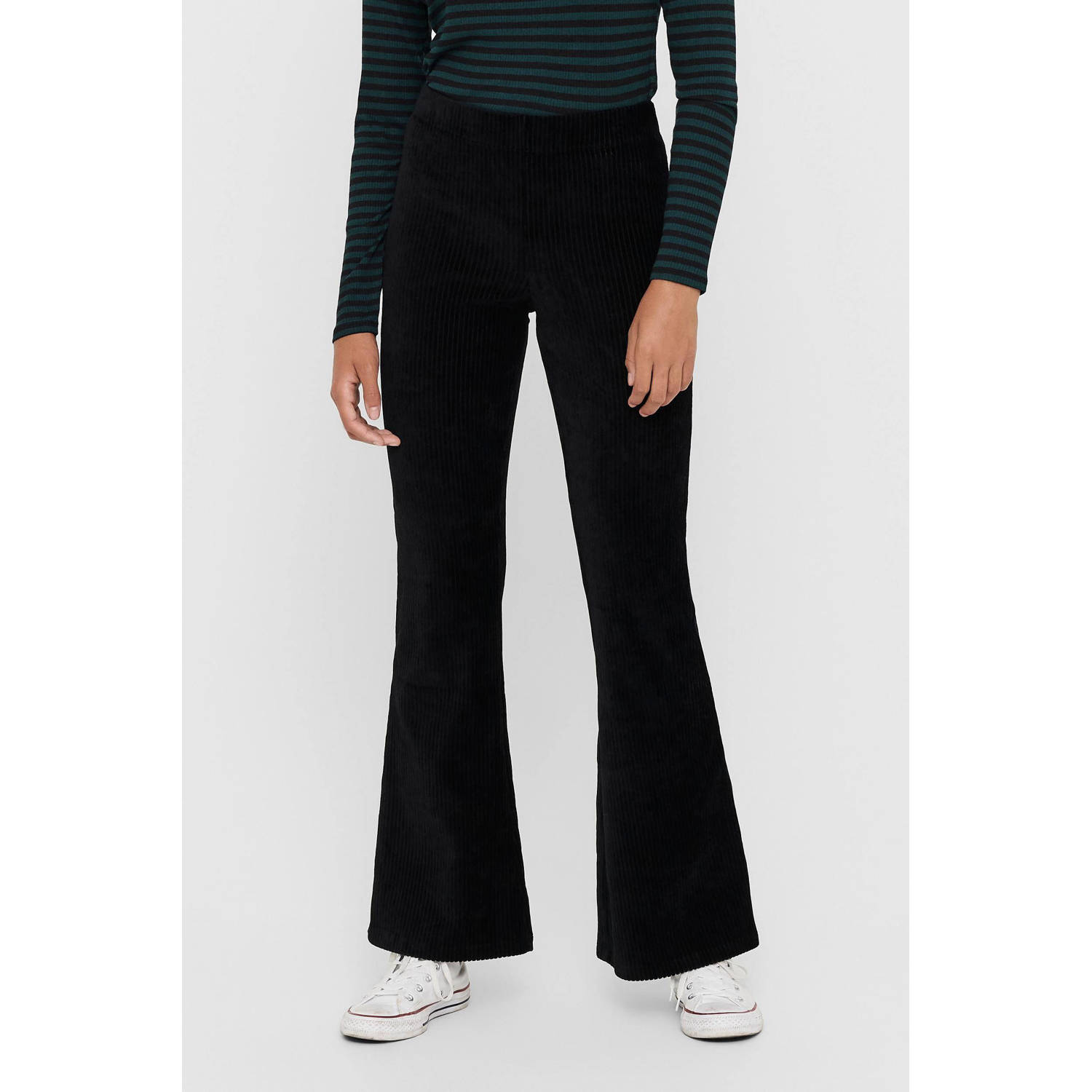 ONLY flared broek ONLFENJA zwart