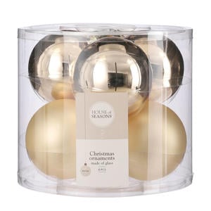 kerstbal (set van 6)  (ø8 cm)