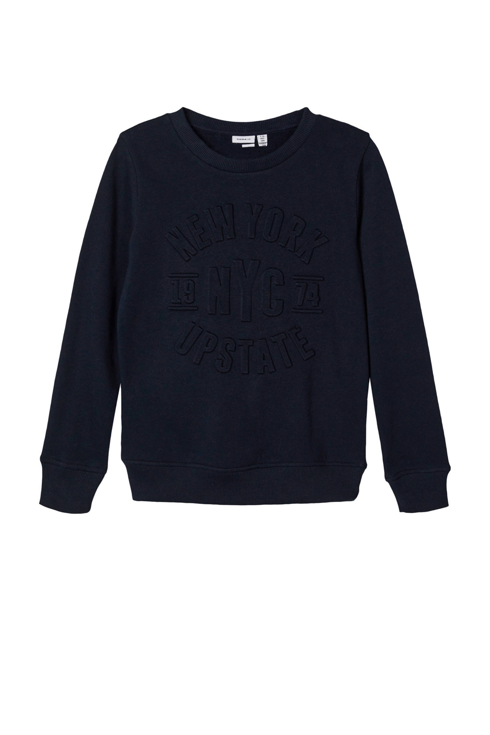 NAME IT sweaters voor kinderen kopen Vind jouw NAME IT NAME IT KIDS sweater Naba met tekst zwartwit | wehkamp