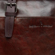 thumbnail: Castelijn & Beerens  15.6 inch leren laptoptas Rien donkerbruin