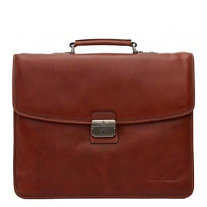 15.6 inch laptoptas Verona cognac