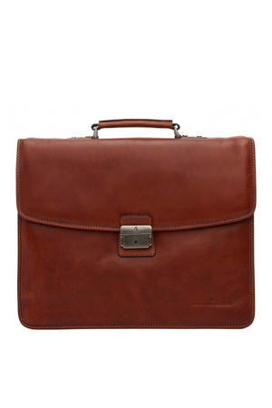  15.6 inch laptoptas Verona cognac
