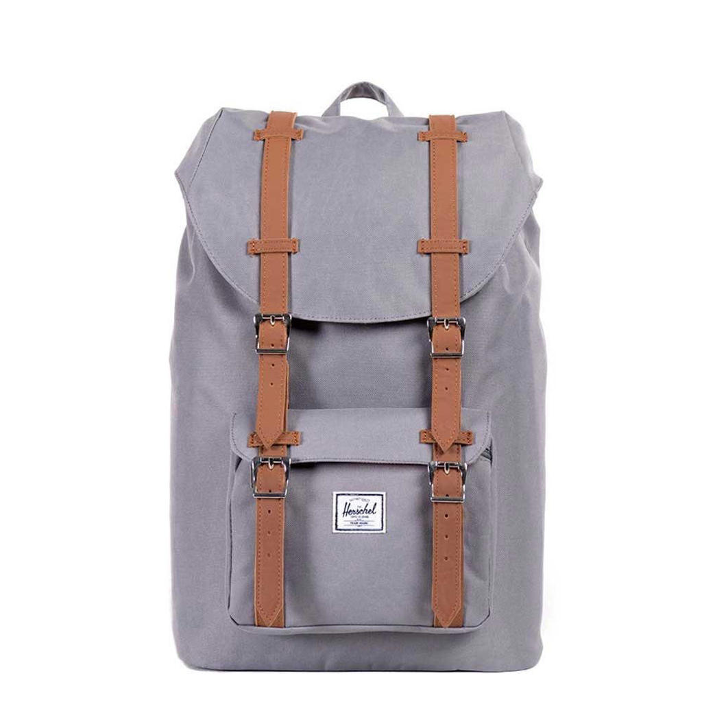 Herschel rugzak Little America MidVolume grijs wehkamp