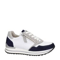 Gabor Turin comfort suède sneakers wit/blauw