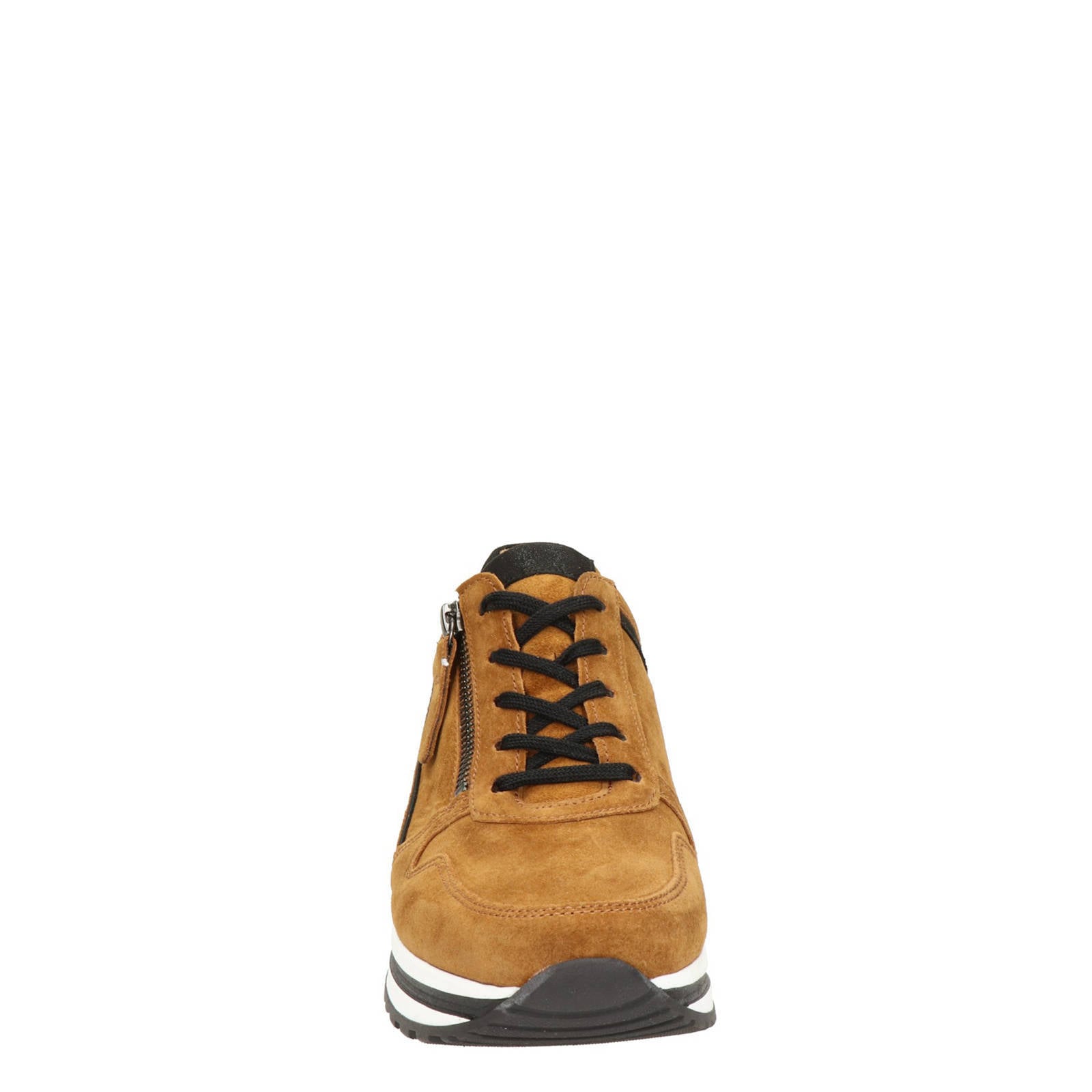 Gabor 526 comfort suède sneakers cognac | wehkamp