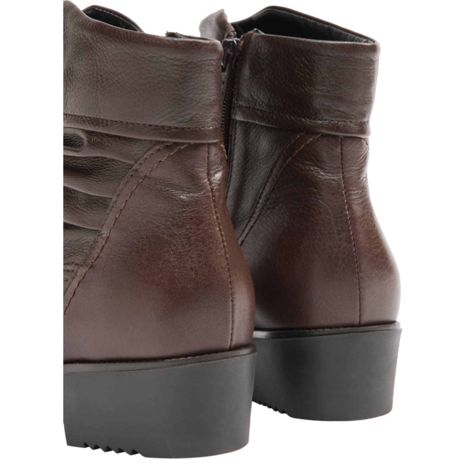 Medicus leren enkellaarzen bruin | wehkamp