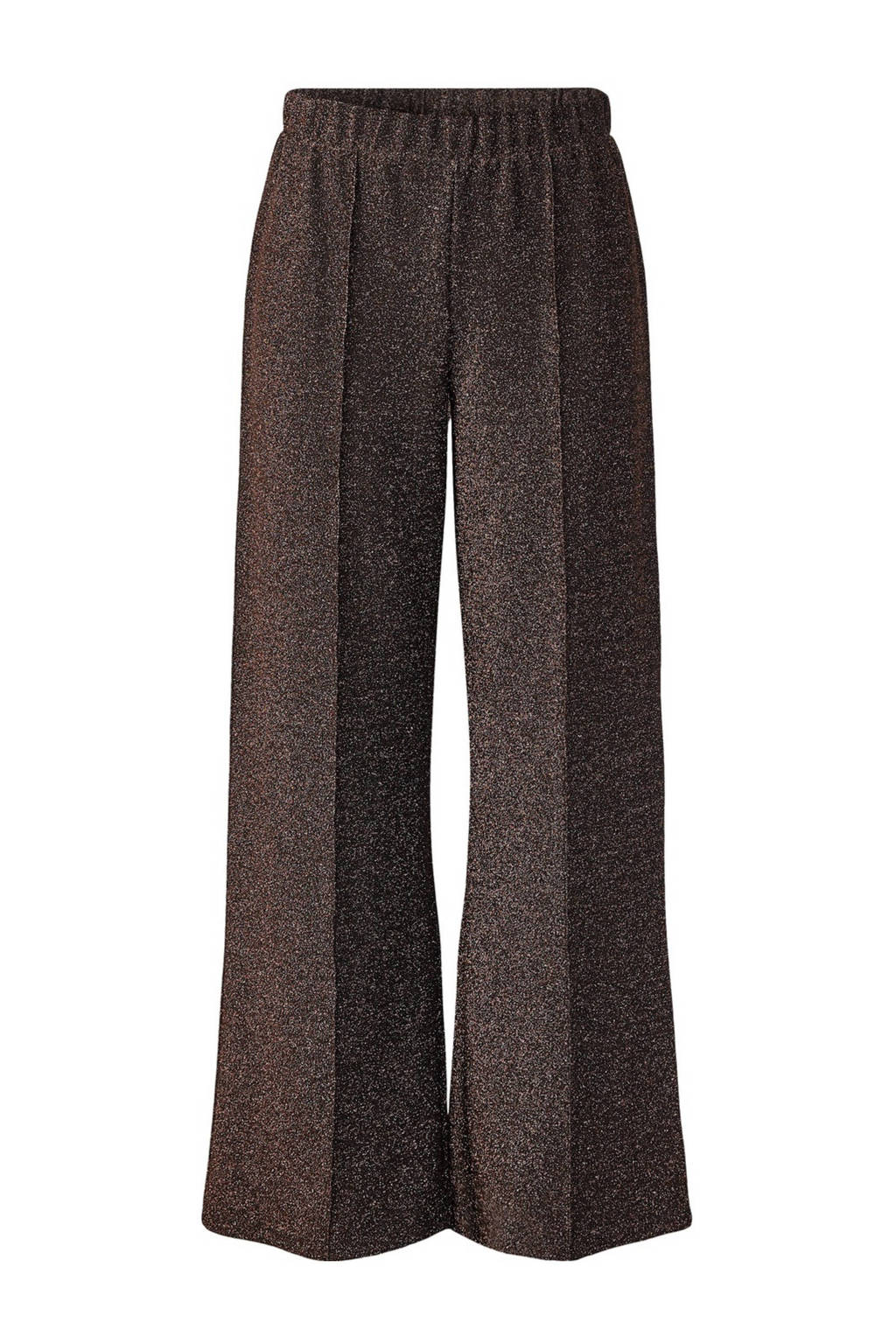 PIECES straight fit broek donkerrood, Donkerrood