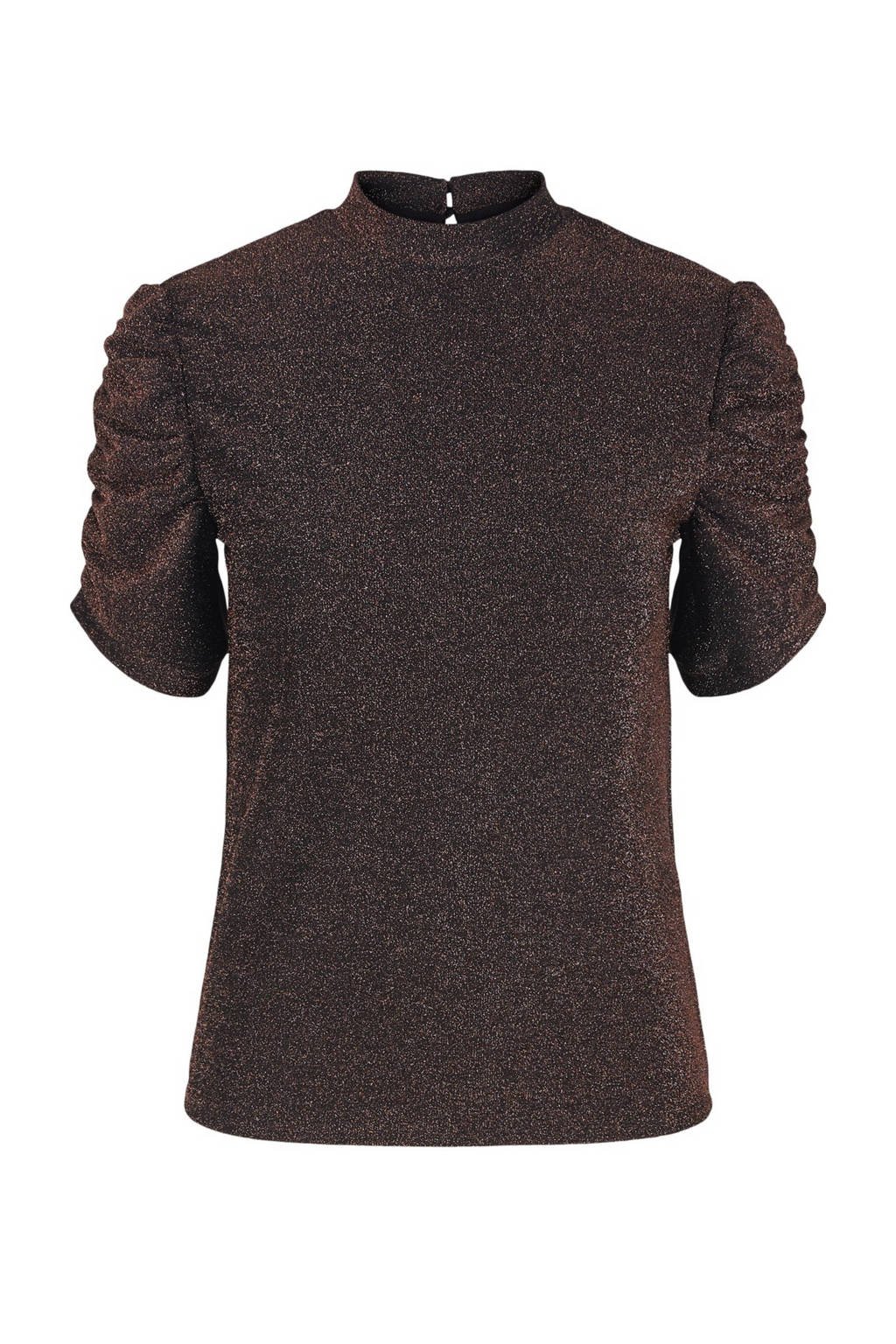 PIECES blouse zwart, Zwart