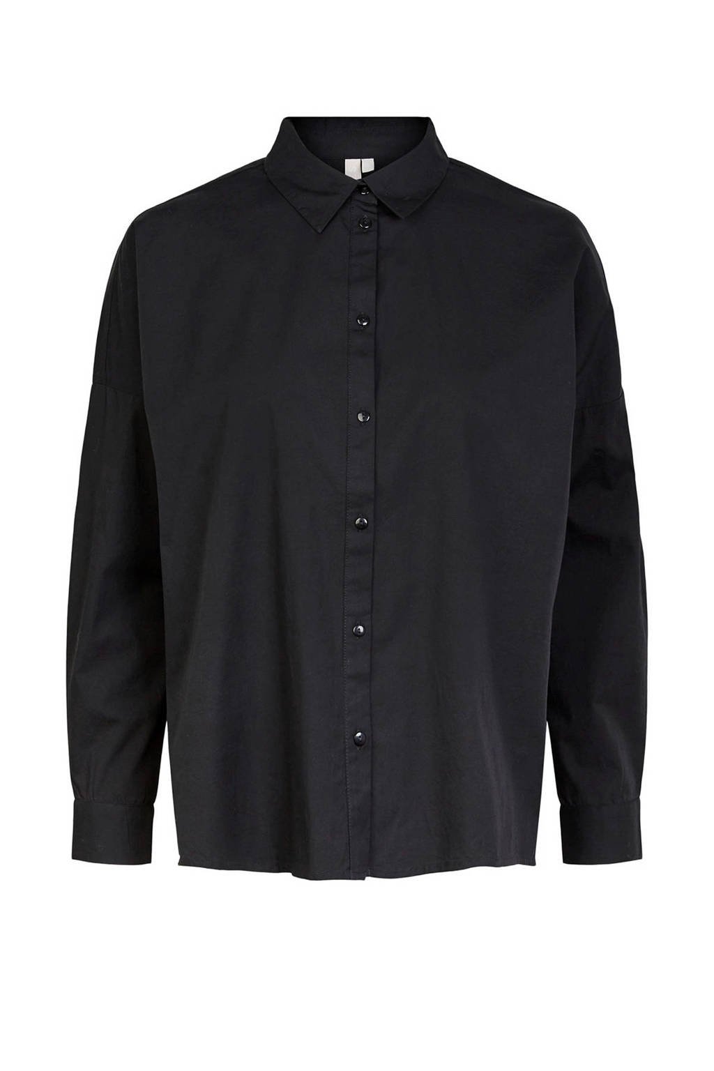 PIECES blouse zwart, Zwart