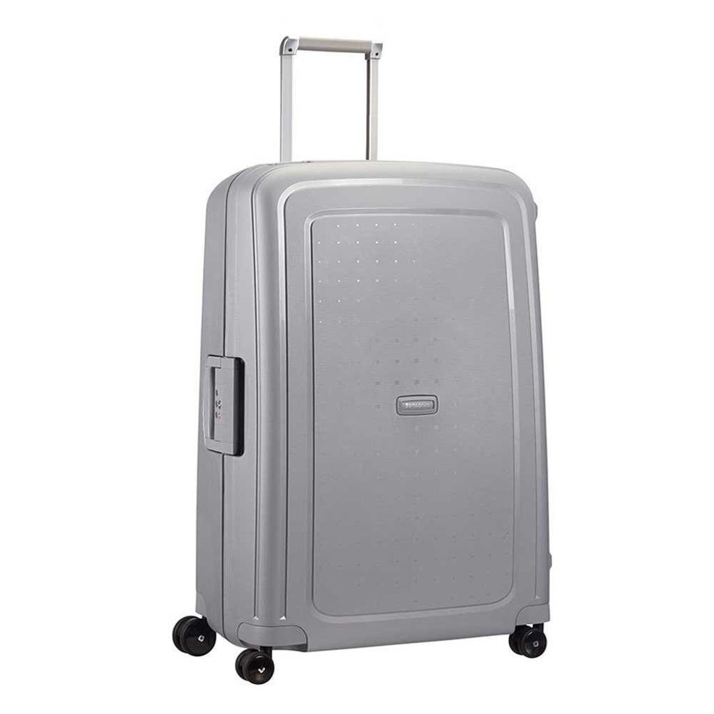 Samsonite trolley S'Cure 75 cm. zilverkleurig