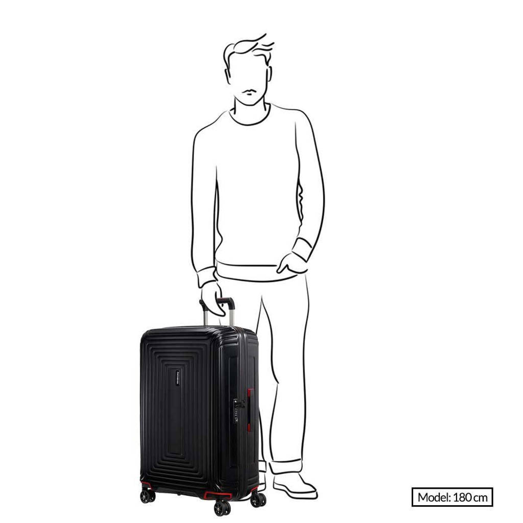 Samsonite Neopulse Spinner 75 Matte Zwart Wehkamp