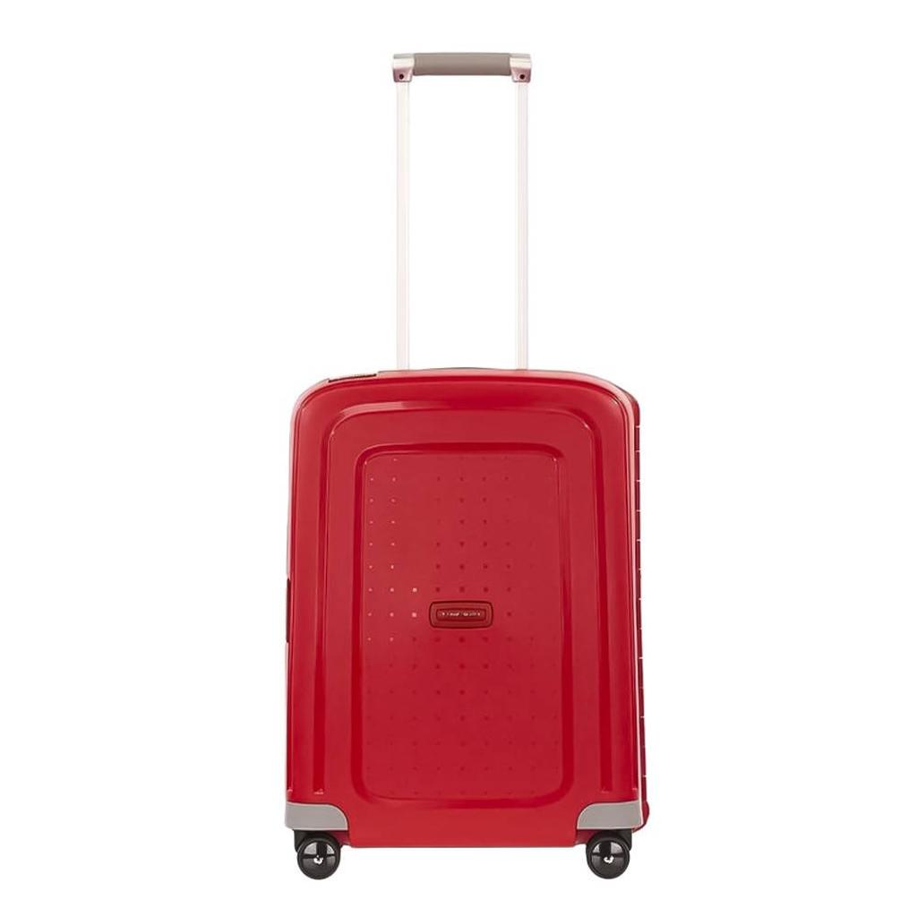Samsonite trolley S'Cure 55 cm. rood