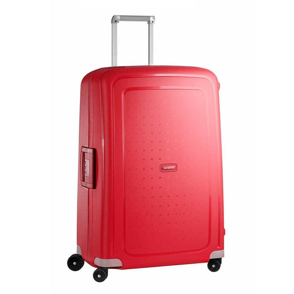 trolley S'Cure Spinner 75 cm. rood