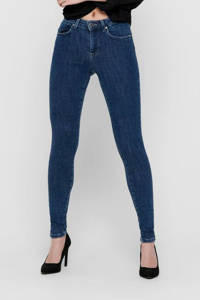 ONLY push-up skinny jeans ONLPOWER dark blue denim, Dark blue denim