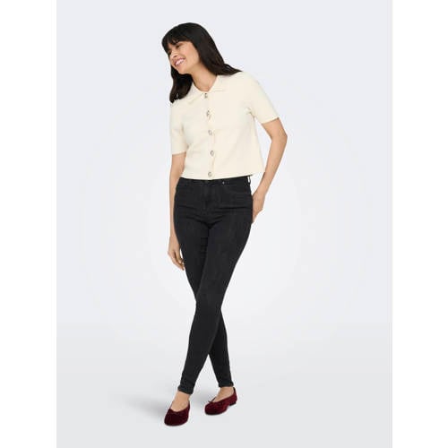 ONLY push-up skinny jeans ONLPOWER medium grey denim afbeelding