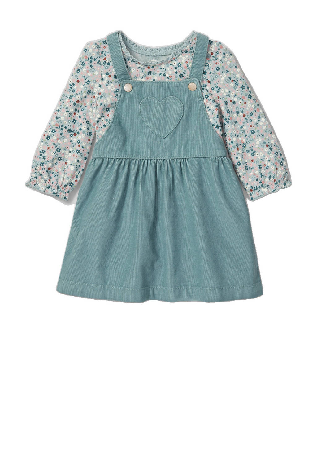 C&A Baby Club T-shirt + overgooier groen, Groen
