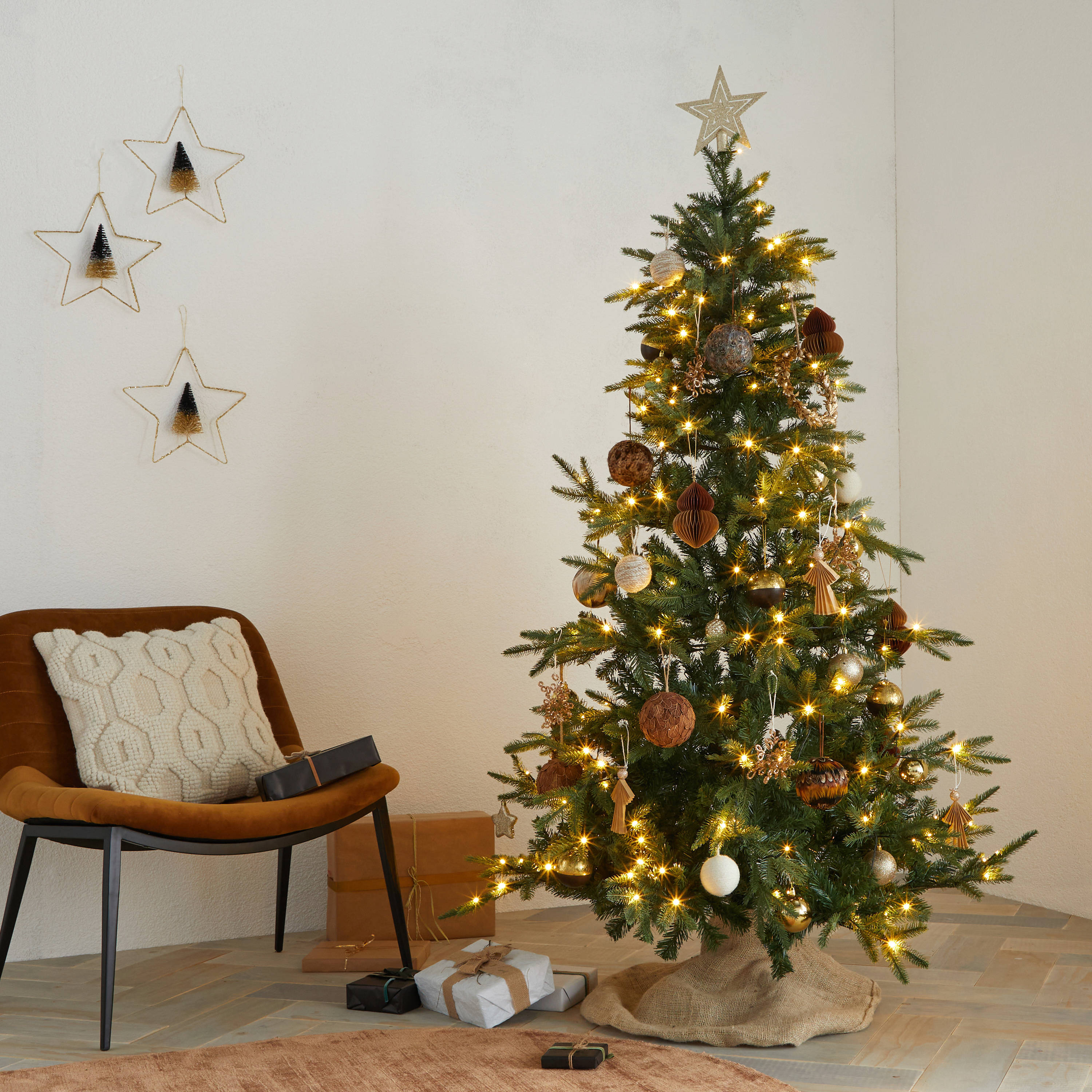 Wehkamp Home Napa Grand Fir kerstboom verlicht (h180 x ø122 cm) | wehkamp