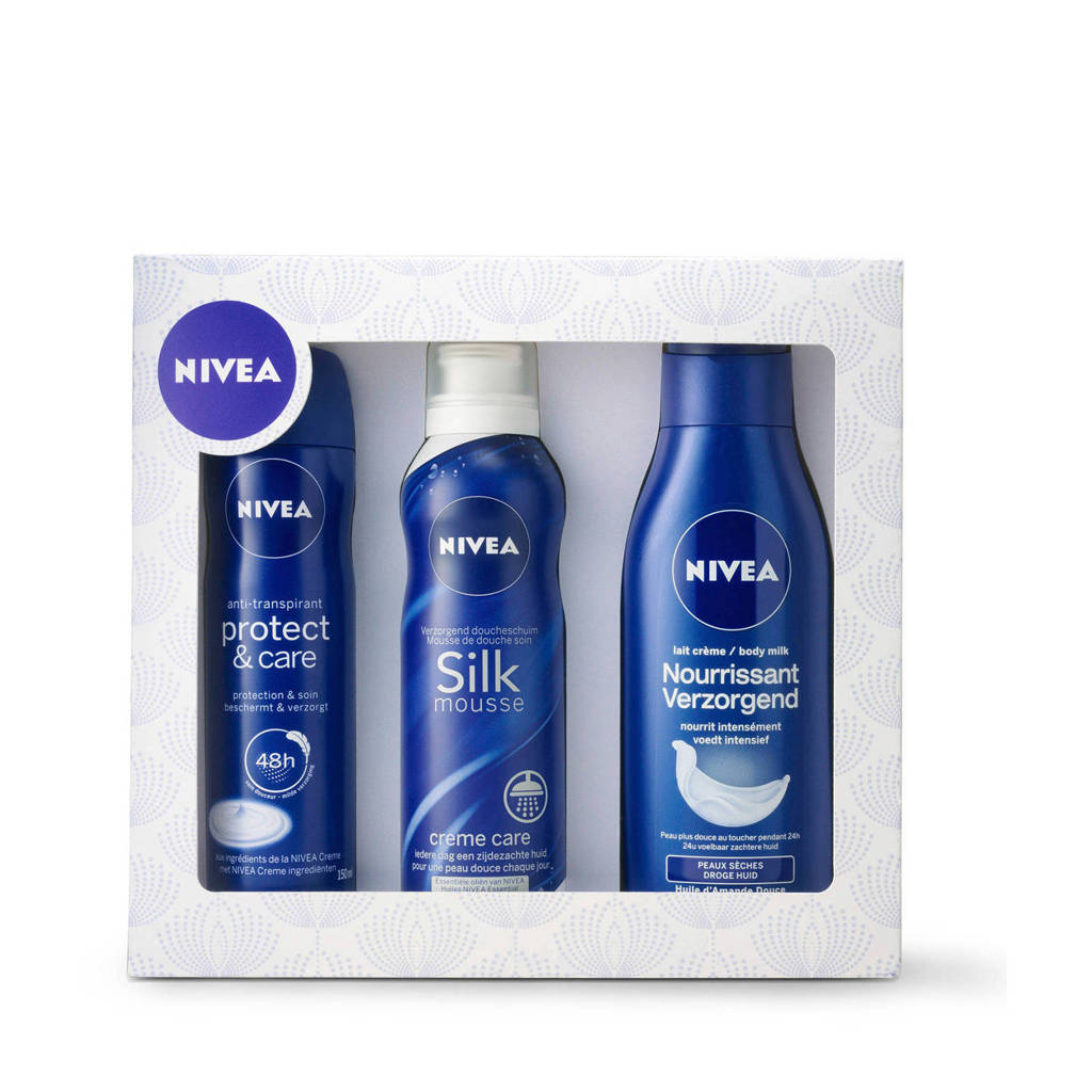 NIVEA Nourishing Care geschenkset - 3 stuks