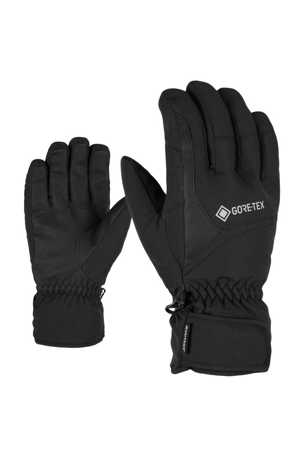 Ziener skihandschoen Garwen GTX zwart, Zwart