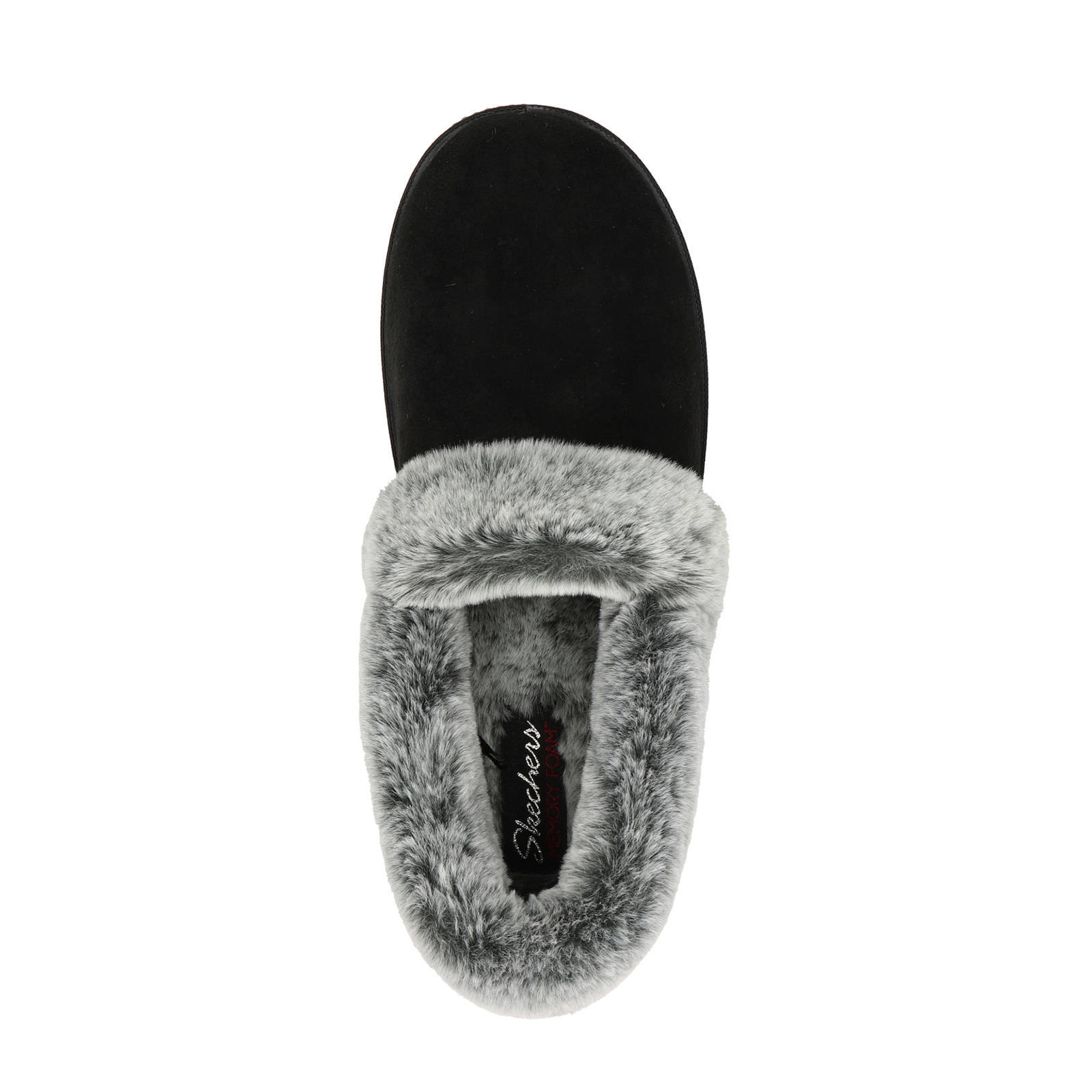 Skechers Cali pantoffels zwart - Schoenen.nl